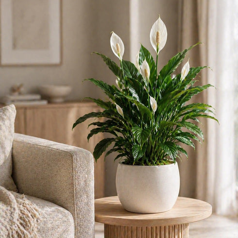'7th '7th 2-8" 1ct Live Spathiphyllum Heaven' Plant - Heaven Peace Lily' - ragnaroc Tropical Plant Tall - - Live