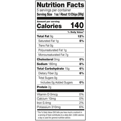 5 Oz Kettle Brand Potato Chips, Salt & Vinegar Kettle Chips
