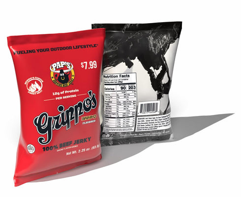 Grippo's Bar-B-Q Flavored Beef Jerky | Keto, High Protein Snack | 12g