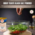 TAJ Gourmet Foods 7-Ounce (200g) TAJ Black Salt Powder | Kala Namak | Vegan & Gluten Friendly, GMO Free
