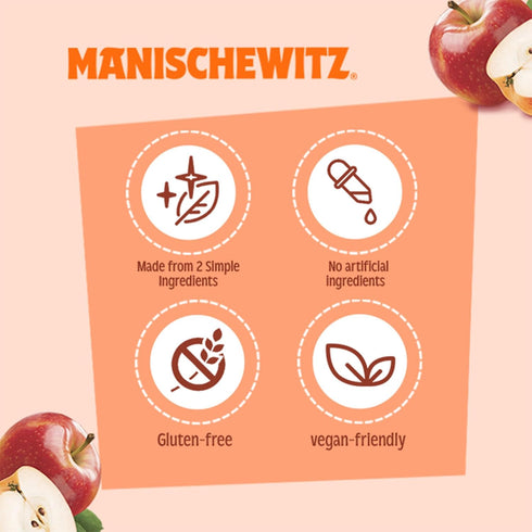 17oz (2 Pack) Manischewitz Apple Butter, | Smooth & Sweet Spread, Great for Sauces & Glazes, No Sugar Added