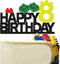Building Block Birthday Party Supplies, Cake Topper Decorations for Building Block Party Decor (8)