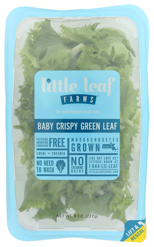 Little Leaf Farms Baby Green Leaf Lettuce, 8 OZ