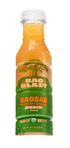 Immune 12 oz 6 BaoBlast Peach Baobab Drink Organic Baobab Fruit powder with peach, MonkFruit Sweetened Functional