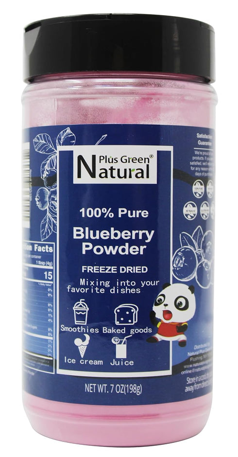 NPG Blueberry Powder 7 Oz, Pure Wild Blueberry Extract for Smoothies, Baking, Beverages, Non-GMO Freeze-Dried Food