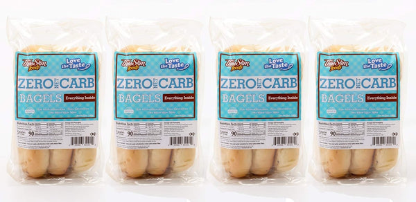 ThinSlim Foods Keto Bagels | Keto Bread Alternative | Low Carb Everything-Inside,