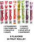 JORAY Pack (8 24-count, .75 package fruit Roll Variety flavors) ounce
