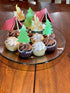 LaVenty Camping Cupcake Toppers - Happy Camper Birthday Party Decor, Woodlands and Lumberjack Party Decor