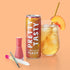 12-Pack 10g Pretty Tasty Peach Black Collagen Iced Tea Ready-to-Drink Iced Tea with Collagen Peptides per Can Beauty