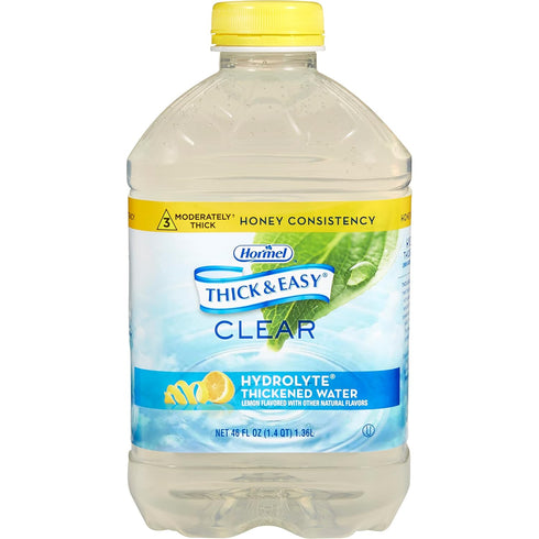 Thick & Easy Hydrolyte Thickened Water 46 oz. Bottle Lemon Flavor Ready