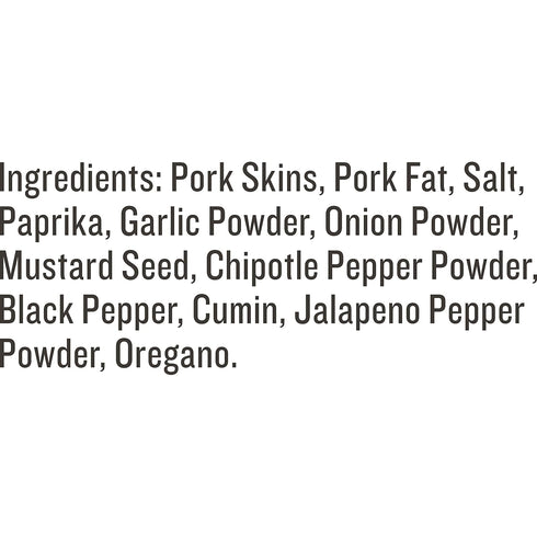2.5oz (Pack 6) EPIC BBQ Pork Rinds Gluten Free