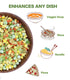 220G/7.76OZ Dried Ramen Toppings, Dehydrated Vegetables, Natural Freeze Dried Vegetables, Carrots, Cabbage, Onions