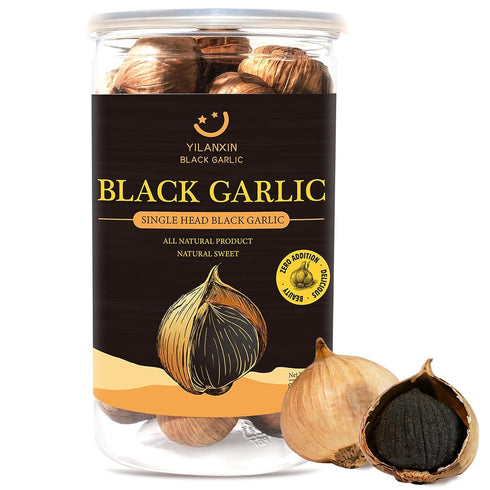 Generic Premium Single Clove Black Garlic /17.2 Oz (500 g) Whole Black Garlic