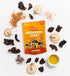 (2.2 Pack 1) Pan's Mushroom Jerky, Organic, Vegan Snacks, Dried Mushrooms Shitake, Plant based Jerky, Meatless Jerky
