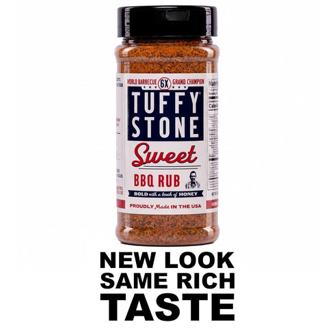 6x 10 oz Tuffy Stone Sweet BBQ Rub | World Barbecue Grand Champion | Honey-Infused BBQ Seasoning | Perfect Pork