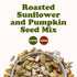 4 Food to Live Dry Roasted Sunflower and Pumpkin Seed Mix, Pounds Oven Roasted, No Oil added, Natural Snack, Rich