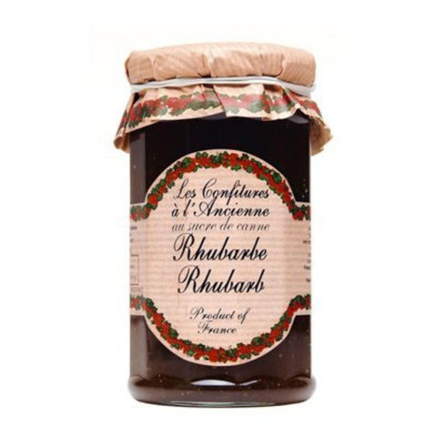 Les Confitures a l'Ancienne Rhubarb Jam Andresy All natural French jam pure sugar cane 9 oz