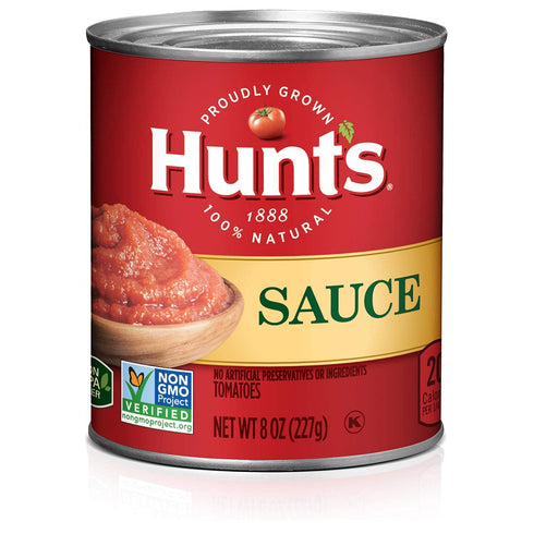 ConAgra Foods Hunt's Tomato Sauce 8 Oz. 100% Natural - 6 Pack - SET
