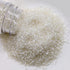 LEBERY Sanding Sugar, White Edible Sprinkles for Cake Decorating, 3 oz Crystal Candy for Wedding Baking