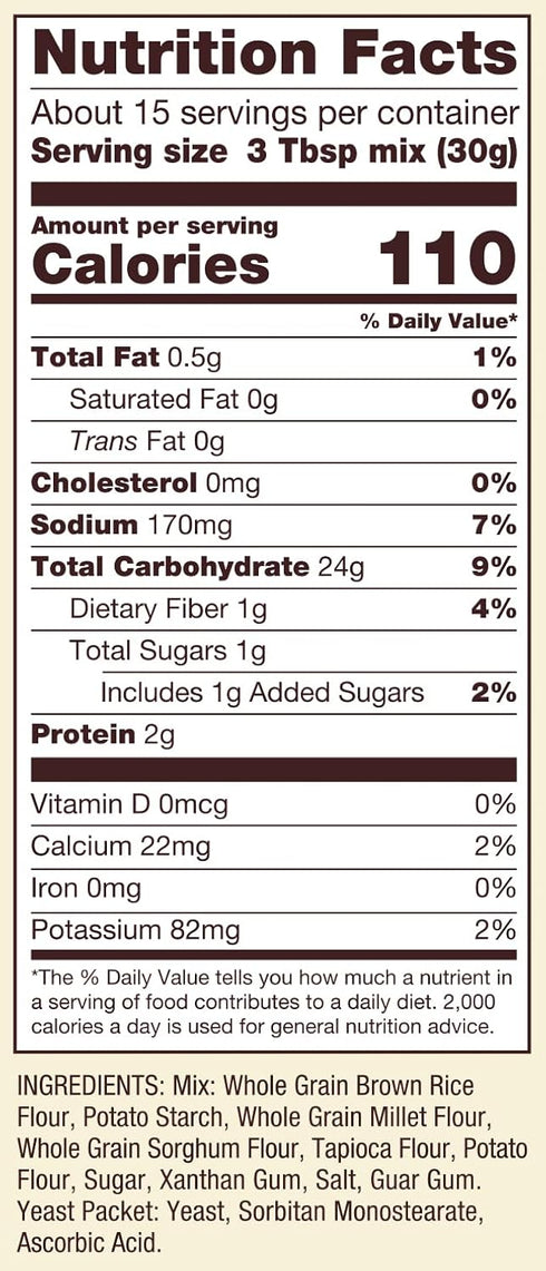 16 oz Bob's Red Mill Gluten Free Pizza Crust Mix