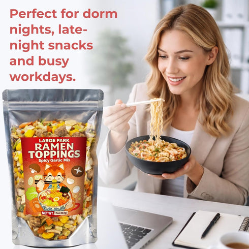 Nahasahr 17oz Pack 11 35 Dried Ramen Toppings Bulk - Ingredients Dehydrated Vegetable Mix for Ramen, Soup & Fried Rice