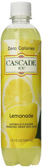 Cascade Ice Sparkling Water, Lemonade, 17.2 Ounce (Pack of 12)