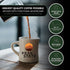12 oz. Peak State Brain Sustain Coffee with Benefits, Light Roast Mushroom Coffee, Low Acid & Smooth, Sweet Citrus
