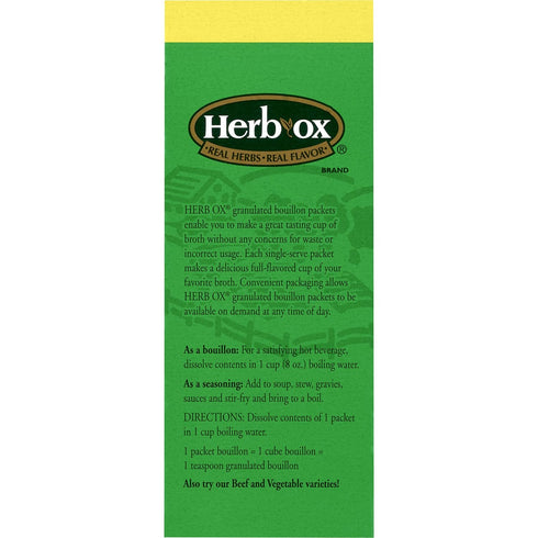Herb-ox 100 Packets Sodium Free Bouillon Bundle,`Beef and Chicken, Total