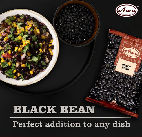 10 LB Aiva Black Beans | Frijoles Negros | Natural | Non GMO
