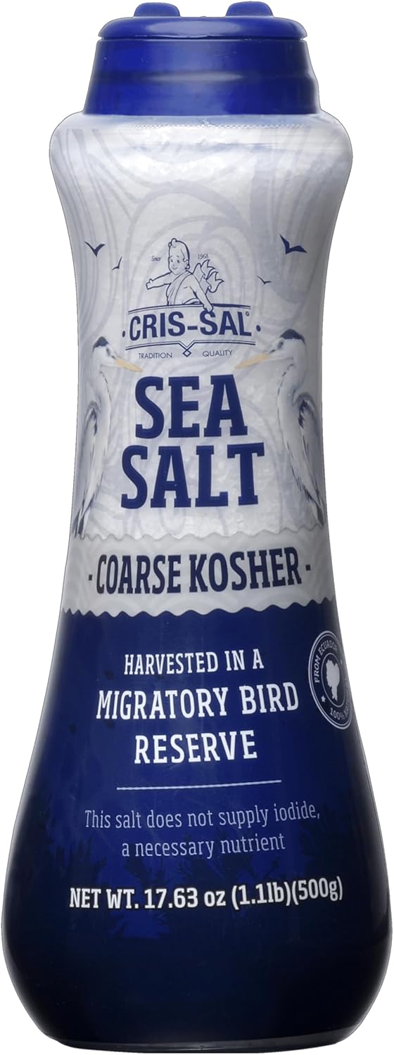 Cris-Sal Gourmet Coarse Kosher Sea Salt, 17.63 oz