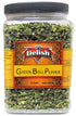 12 Oz Dehydrated Dried Green Bell Pepper by It's Delish Jumbo Reusable Container Sealed to Maintain Freshness Chopped