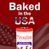 14oz 6Pk Pirouline Rolled Wafers Dark Chocolate Rolled Wafer Sticks Bundled with Serving Tongs, Crme Filled Wafers