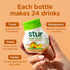 5 120 Stur Liquid Water Enhancer | Peach Mango | Sweetened with Stevia | High in Vitamin C & Antioxidants | Sugar Free