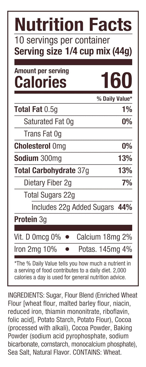 Bob's Red Mill Signature Decadent Chocolate Cake Mix, 15.5 oz Bag (Pack of 4), Non-GMO