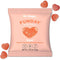 FUNDAY Sour Peach Hearts 12 x 50g Bags No Sugar Added Gluten-Free