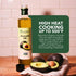 100% 8.45 oz Pure Avocado Oil in Glass Bottle, Allergen-Free and Non-GMO, Premium Cold-Pressed Cooking Oil for Sauting