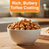 44 oz P-Nuttles Butter Toffee Covered Peanuts, Sweet Salty Snack, Nuts, Made in USA, Kosher, Party, Crunchy Nut, Jar