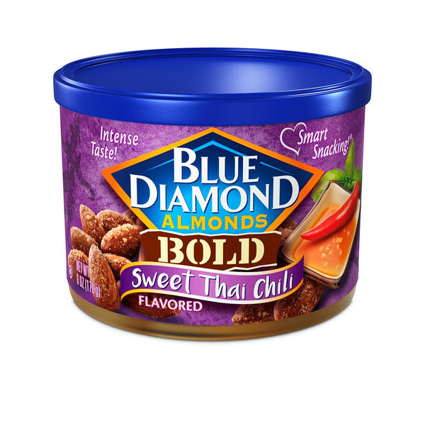 Blue Diamond Almonds Sweet Thai Chili Flavored Snack Nuts, 6 Ounce (Pack