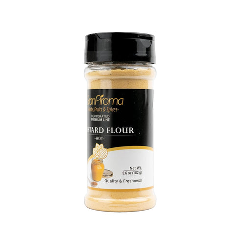 (3.6 GranAroma Mustard Flour, Gluten-Free Mustard Powder for Cooking, Sauces, and Seasoning Bold Flavor, Freshly Milled