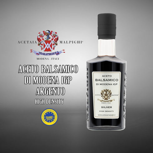 Acetaia 250 ml 8.45 oz Malpighi Balsamic Vinegar of Modena P.G.I. Silver Selection fl