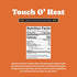 2 Pack, 15.25 oz Rufus Teague Touch O' Heat Natural BBQ Sauce, Premium Barbecue Sauces with Natural Ingredients