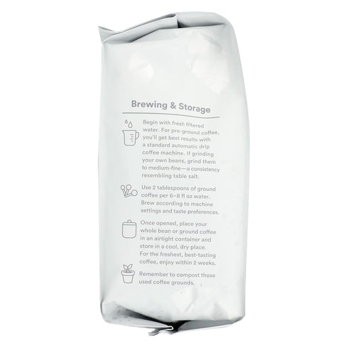 365 24 by Whole Foods Market, Island Blend Whole Bean Coffee, Medium-Light Roast, Ounce