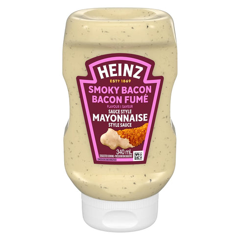 Heinz Smoky Bacon Mayonnaise Sauce, 340ml/11.9 oz
