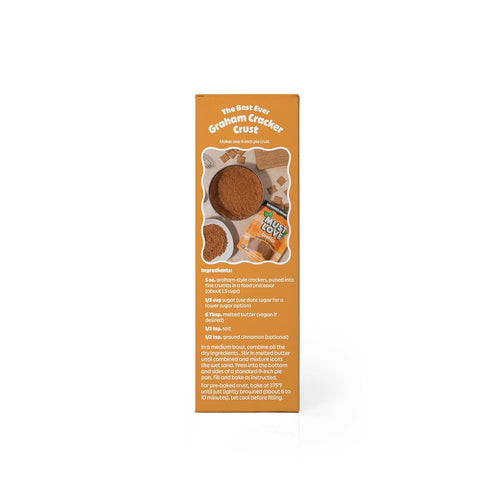 Pack Family,6 Pack 5 Oz Must Love Classic Graham Crackers, Bulk - Low Sugar, Sweetened with Dates - Great for Pie