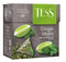 Tess Ginger Mojito Green Tea Composition - Lemon Peel and Mint Leaf Tea in 20 Pyramid Sachets
