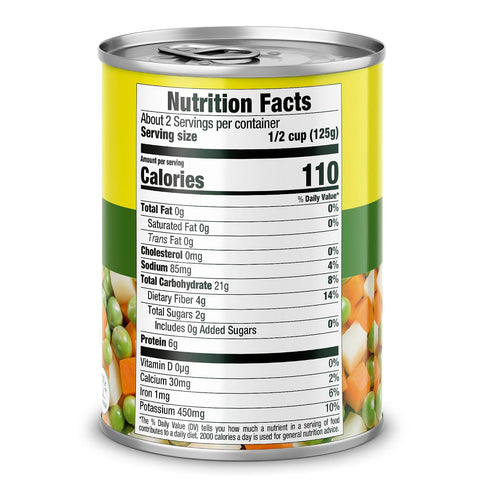 15 Oz (Pack 12) RICA RONDO MIXED VEGETABLES Can