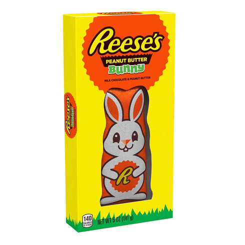 5 oz REESE'S Milk Chocolate Peanut Butter Bunny Candy, Easter, Gift Box