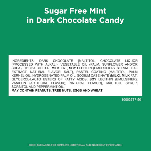 4.5 oz. RUSSELL STOVER Sugar Free Dark Chocolate Mint Patties Candy, bag