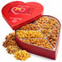 NUT CRAVINGS - Easter Mixed Nuts Heart Shaped Gift Basket, Love in