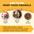 10oz 11g 4g 3.5g 3 6 60g Manitoba Harvest Hemp Yeah Superseed Granola, Honey & Oats- - Protein, Fiber, Omega & per